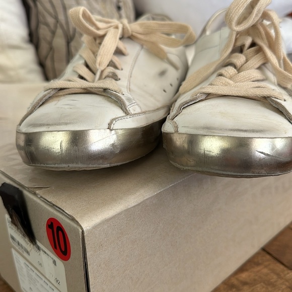 Golden Goose Classic Super-Star white and gold heel. Like new worn once! - Picture 3 of 7